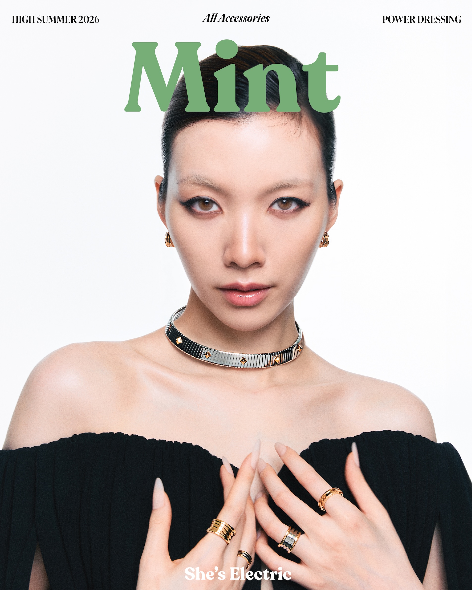 พลังความสวย! ‘ออม กรณ์นภัส’ ฉายเดี่ยวขึ้นปก Mint Vol.34 เสิร์ฟความจึ้งผ่านคอลเล็กชั่นไอคอนิก Bvlgari "Gold & Steel“