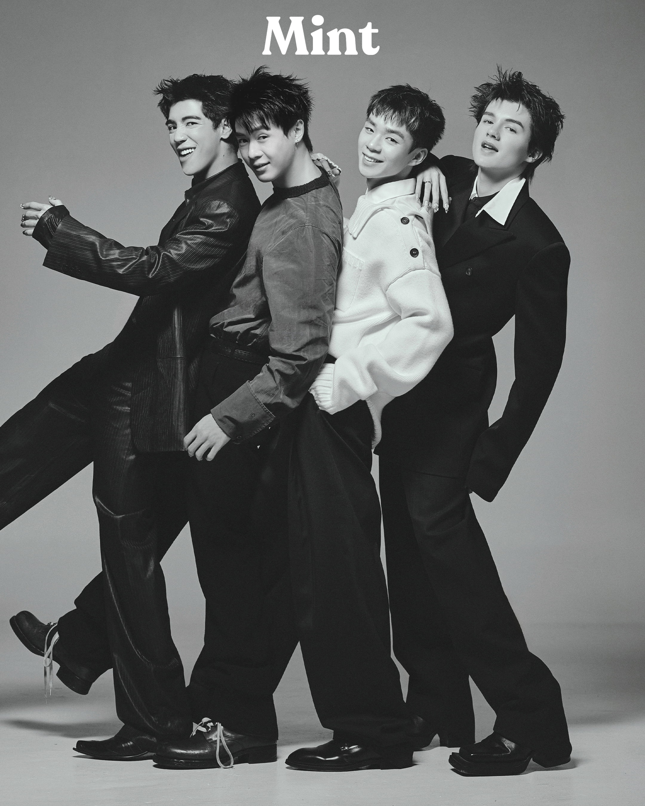 คิดถึงแก๊งนี้! เปิดภาพเซ็ตแรก GELBOYS เสิร์ฟความเท่แปลกตาคอลัมน์ Mint Talk ใน Mint Vol.36