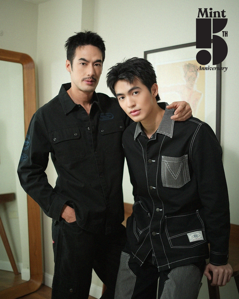 เคมีใหม่! ‘บอย-เบน’ จาก”คมเดือน“ ควงคู่อวดความหล่อเท่